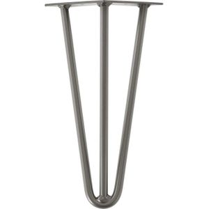 Raw Steel Massieve 3-punt Hairpin Tafelpoot 30 cm