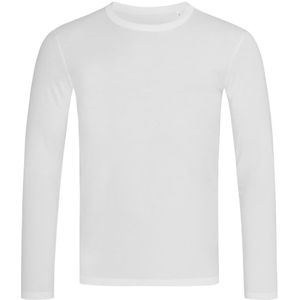 Stedman - Heren Stars Morgan Lange Mouwen T-Shirt (L) (Wit)