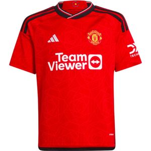 Adidas Manchester United Fc 23/24 Junior Short Sleeve T-shirt Home Rood 15-16 Years