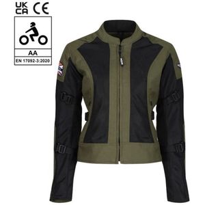 Motogirl Jodie Mesh Jacket Khaki Green size 3XL