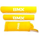 cross BMX padset geel
