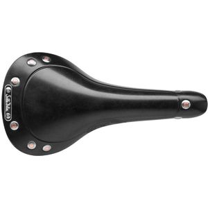 Selle Italia Storica Leren Zadel - Zwart