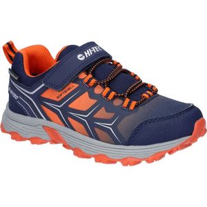 Hi-Tec Jongens Scooby laag uitgesneden wandelschoenen (30 EU) (Marine Academie/Rood Oranje/Vloot)