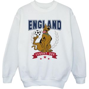 Scooby Doo Meisjes Engeland Voetbal Sweatshirt (104) (Wit)