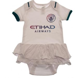 Manchester City FC Baby Tutu Rokje Rompertje (86) (Wit/blauw)