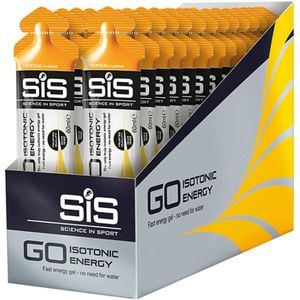 SiS Energygel Go Isotonic | Energie gel | Isotone Sportgel | Tropical | 360 Gram (30 Gels)