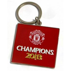Manchester United FC Officiële voetbalkampioenen 2013 Sleutelhanger  (Rood/Geel)
