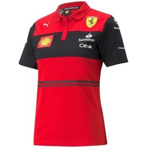 2022 Ferrari Team Polo (Red) - Womens