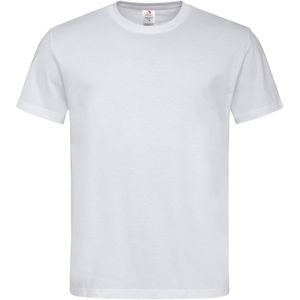 Stedman - Heren Klassieke Organische T-Shirt (XL) (Wit)