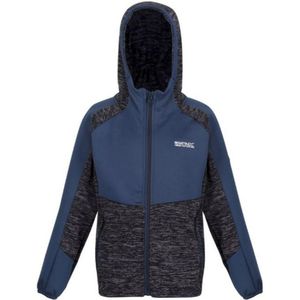 Regatta Childrens/Kids Dissolver VI Marl Fleece Full Zip Hoodie (164) (Marine/maanlicht denim)