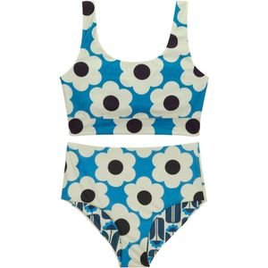 Regatta Dames/Dames Orla Kiely Daisy & Bloemen Omkeerbaar Bikini Set (16 UK) (Blauw/Zwaar)