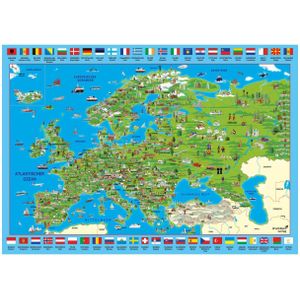 Puzzel Schmidt - Ontdek Europa, 500 stukjes