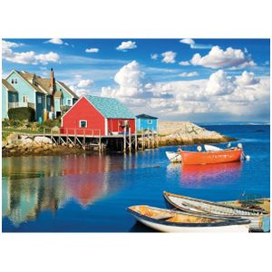 Eurographics-puzzel - Peggy's Cove Nova Scotia, 1000 stukjes