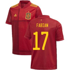 2020-2021 Spain Home Adidas Football Shirt (Kids) (FABIAN 17)