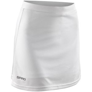 Spiro Dames/Dames Windproof Quick Dry Sport Skort (M (38)) (Wit)