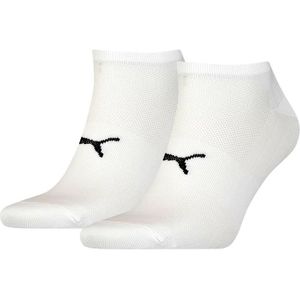 Puma - Sport Light Sneaker Socks 2P - Witte Sportsokken - 43 - 46