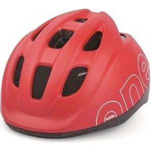 Kinder helm s 52-56cm bobike one plus mat rood