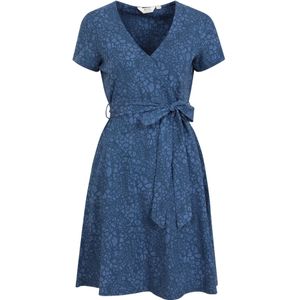 Mountain Warehouse Dames/Dames Santorini gevlekte jersey wikkeljurk (6 UK) (Donkerblauw)