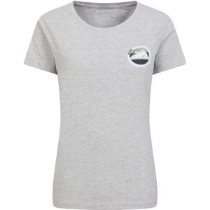 Mountain Warehouse Dames/Dames Oban Tree Ring Organic T-shirt (34 DE) (Grijs)