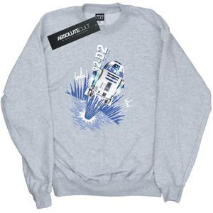Star Wars Heren R2-D2 Blast Off Sweatshirt (XXL) (Sportgrijs)