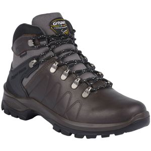 Grisport Heren Kratos-Hi Waxy Lederen Wandelschoenen (48 EU) (Bruin/Grijs)