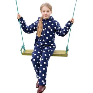 Supreme Products Kinder/Kids Gestippelde Fleece Jumpsuit (S) (Edele Marine)