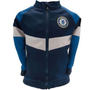 Chelsea FC Kinderen/Kinderen Track Top (9-12 Monate) (Marine / Blauw / Wit)