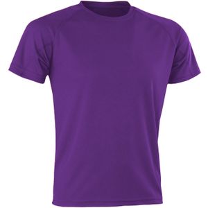 Spiro Heren Aircool T-Shirt (3XL) (Paars)