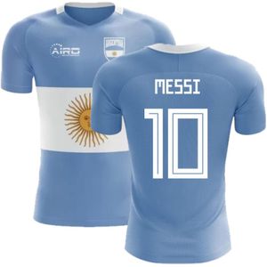 2022-2023 Argentina Flag Concept Football Shirt (Messi 10) - Kids