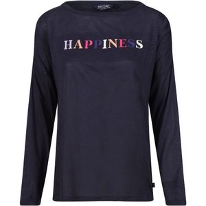 Regatta Dames/Dames Carlene Happiness T-shirt met lange mouwen (34 DE) (Marine)