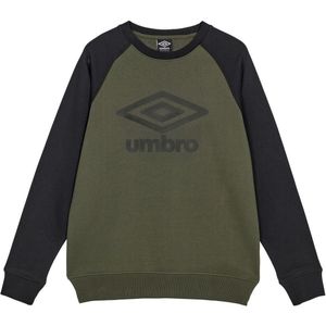 Umbro Heren Core Raglan Sweatshirt (M) (Bosnacht/Zwart)