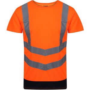 Regatta Heren Pro Hi-Vis T-shirt met korte mouwen (XXL) (Oranje/Zwaar)