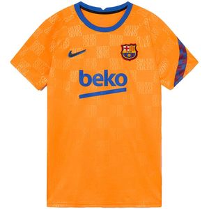 2021-2022 Barcelona Pre-Match Jersey (Orange)