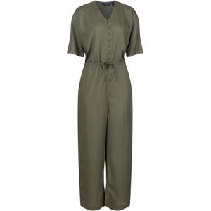 Regatta Dames/Dames Streap Lichtgewicht Knoop Front Jumpsuit met Korte Mouwen (36 DE) (Klavertje vier)