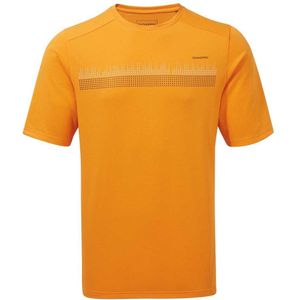 Craghoppers Heren Dynamisch T-Shirt (XL) (Magma Oranje)