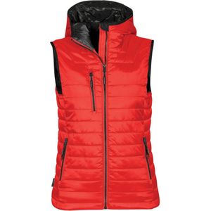 Stormtech Dames/Dames Zwaartekracht Thermische Bodywarmer (XL) (Echt rood/zwart)