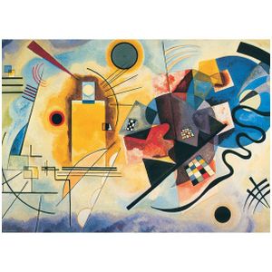 Puzzel Eurographics - Vassily Kandinsky: Geel, Re, Blauw, 1000 stukjes