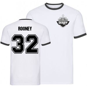 Wayne Rooney Derby Ringer Tee (white)