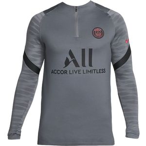 PSG 2021-2022 CL Drill Top (Dark Grey)