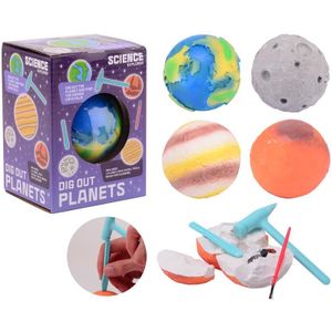 John Toy Science Explorer Planeten Uithakset, 4 Assorti