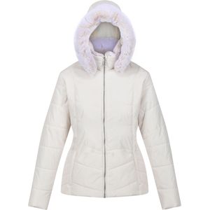 Regatta Dames/Dames Wildrose Gewatteerd Hooded Jacket (40 DE) (Lichte vanille)