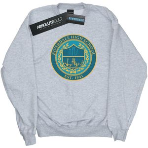 Riverdale Dames/Dames High School Crest Sweatshirt (XL) (Sportgrijs)