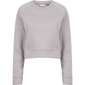 Tombo Dames/dames Mutsen Uitgesneden Sweatshirt (XXL) (Lichtgrijs)