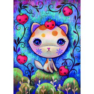 Puzzel Strawberry Kitty (1000 stuks, Dreaming)