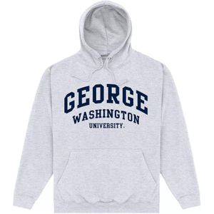 George Washington University Unisex Adult Script Hoodie (4XL) (Heide Grijs)