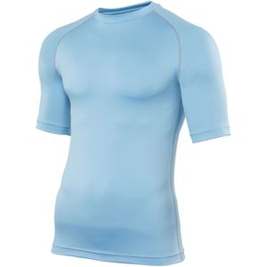 Rhino Heren Sport Basislaag Korte Mouwen T-Shirt (S/M) (Lichtblauw)