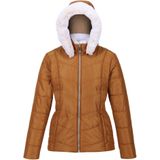 Regatta Dames/Dames Wildrose Gewatteerd Hooded Jacket (44 DE) (Rubber)