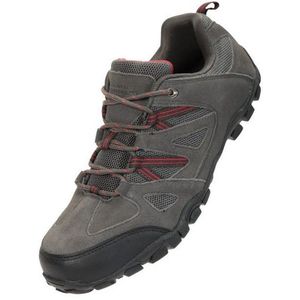 Mountain Warehouse Outdoor III Suède wandelschoenen voor heren (39,5 EU) (Donkergrijs)