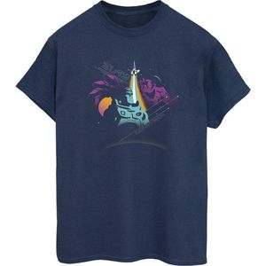 Disney Dames/Dames Lightyear Zurg in de Ruimte Katoenen Vriend T-shirt (3XL) (Marineblauw)