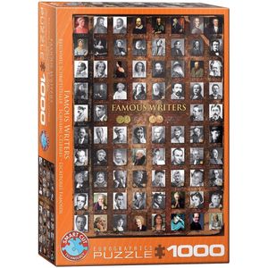 Puzzel Eurographics - Beroemde schrijvers, 1000 stukjes